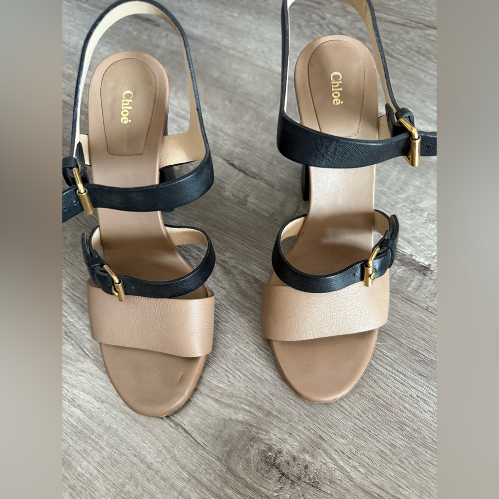 Chloe Buckle Sandals 6.5 From Pet Friendly Home